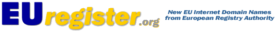 EUregister.org - Pre-register now for free an EU domain!